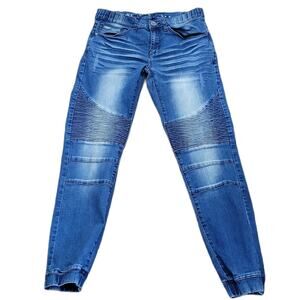 Versace V 1969 Moto Jeans Medium Wash Men's 30x30